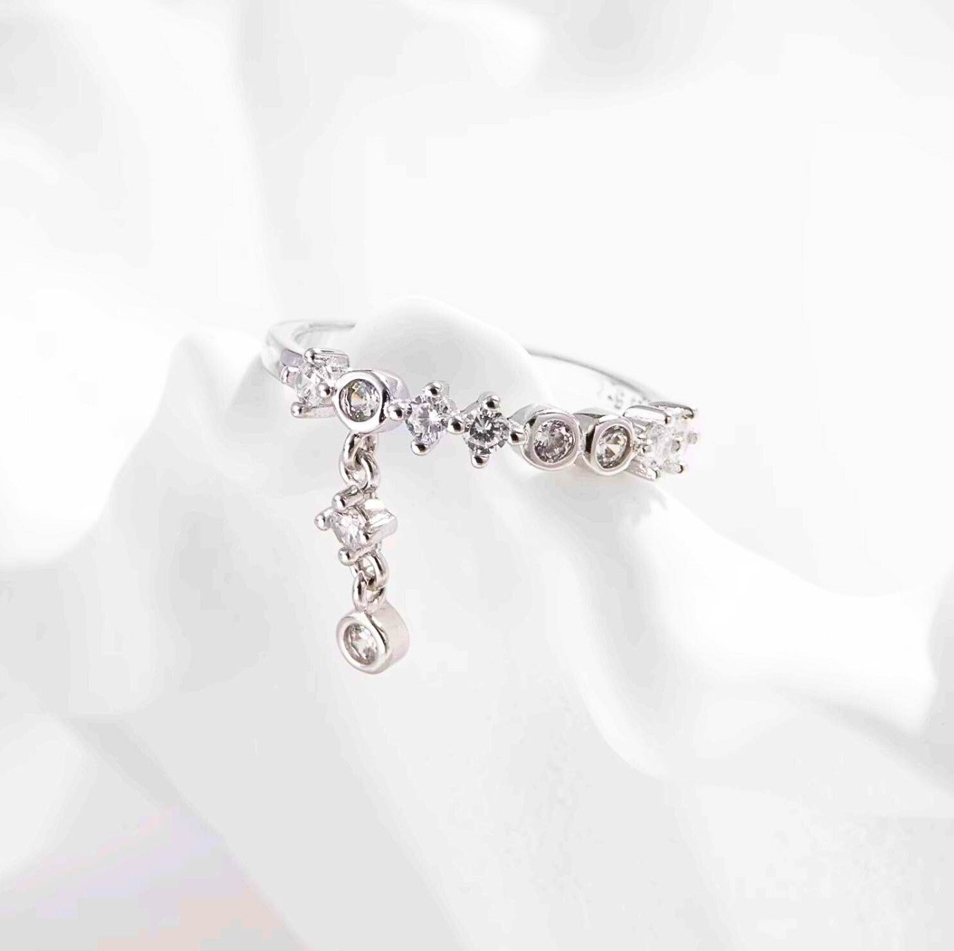 The IceBoyDC Zirconia Drops Ring
