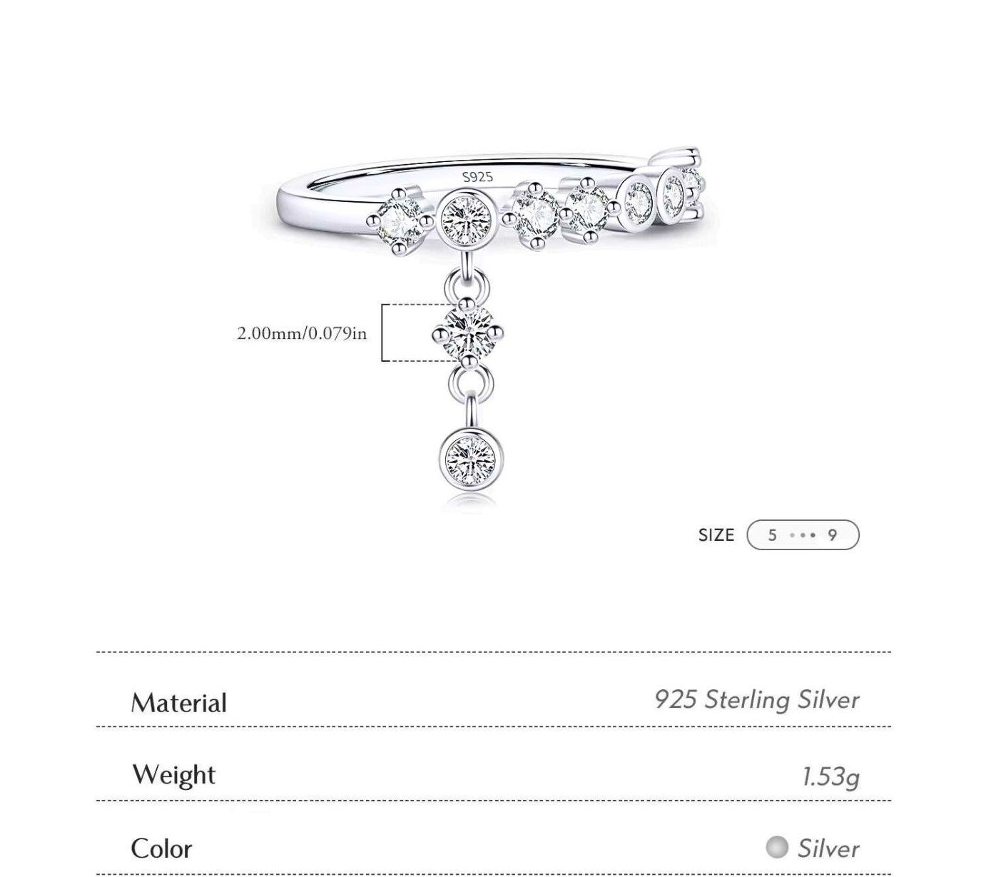 The IceBoyDC Zirconia Drops Ring