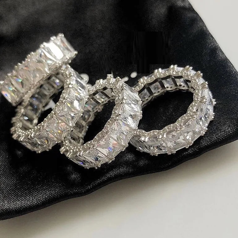 The Clear Emerald Cut Band