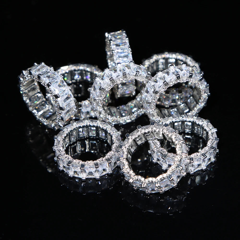 The Clear Emerald Cut Band