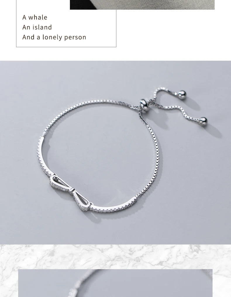 The IceBoyDC Radiant Clear CZ Bowtie Bracelet
