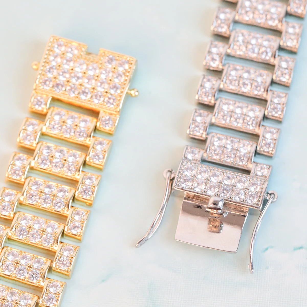 IceBoyDC Unisex CZ Iced Out Link Bracelet