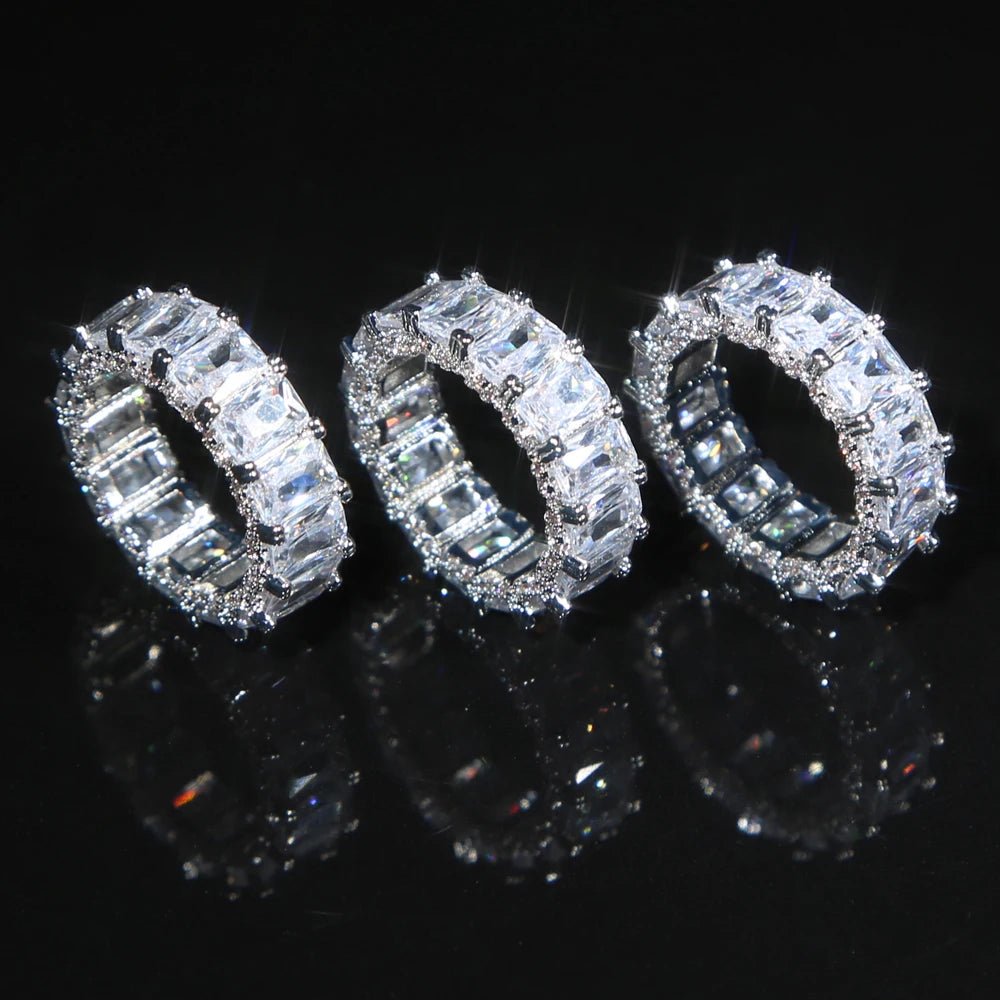 The Clear Emerald Cut Band