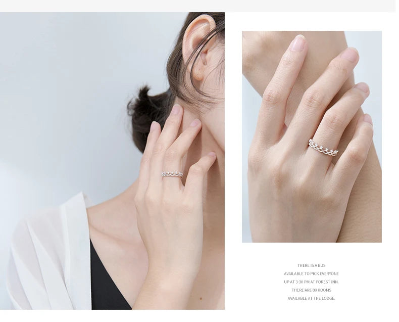 The IceBoyDC Small Crown Minimalist Ring