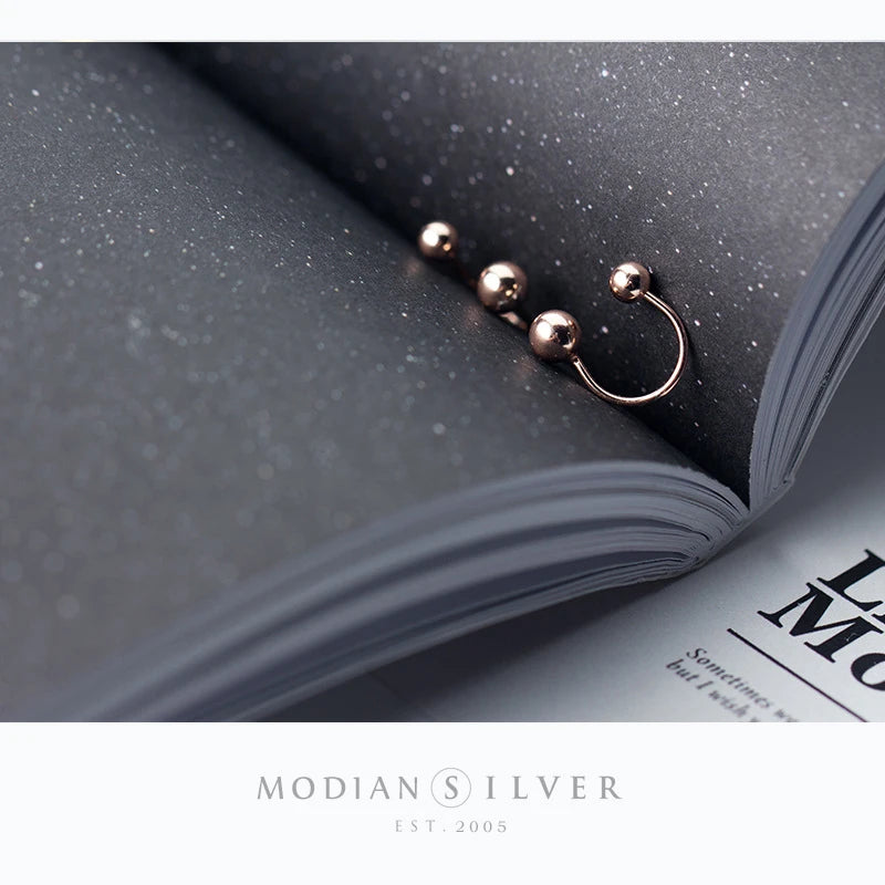 The Minimalist Rose Gold Clip Earrings