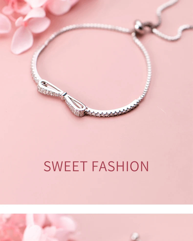 The IceBoyDC Radiant Clear CZ Bowtie Bracelet