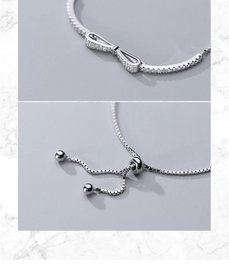 The IceBoyDC Radiant Clear CZ Bowtie Bracelet
