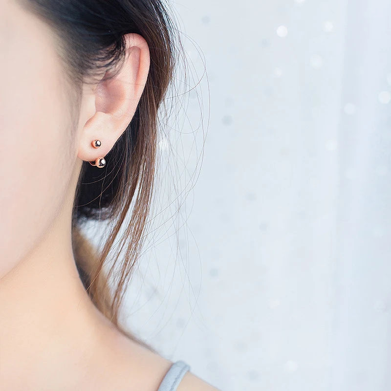 The Minimalist Rose Gold Clip Earrings