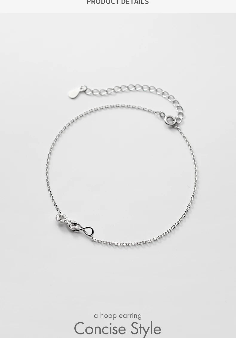 The IceBoyDC CZ Bow Anklet