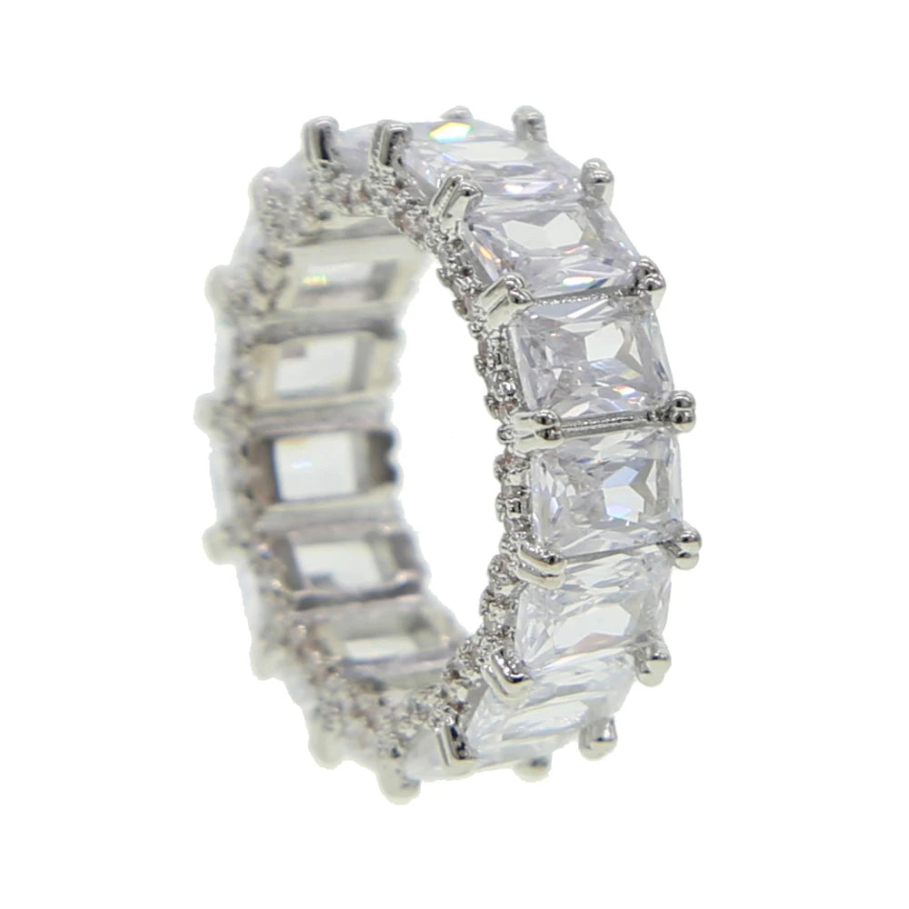 The Clear Emerald Cut Band
