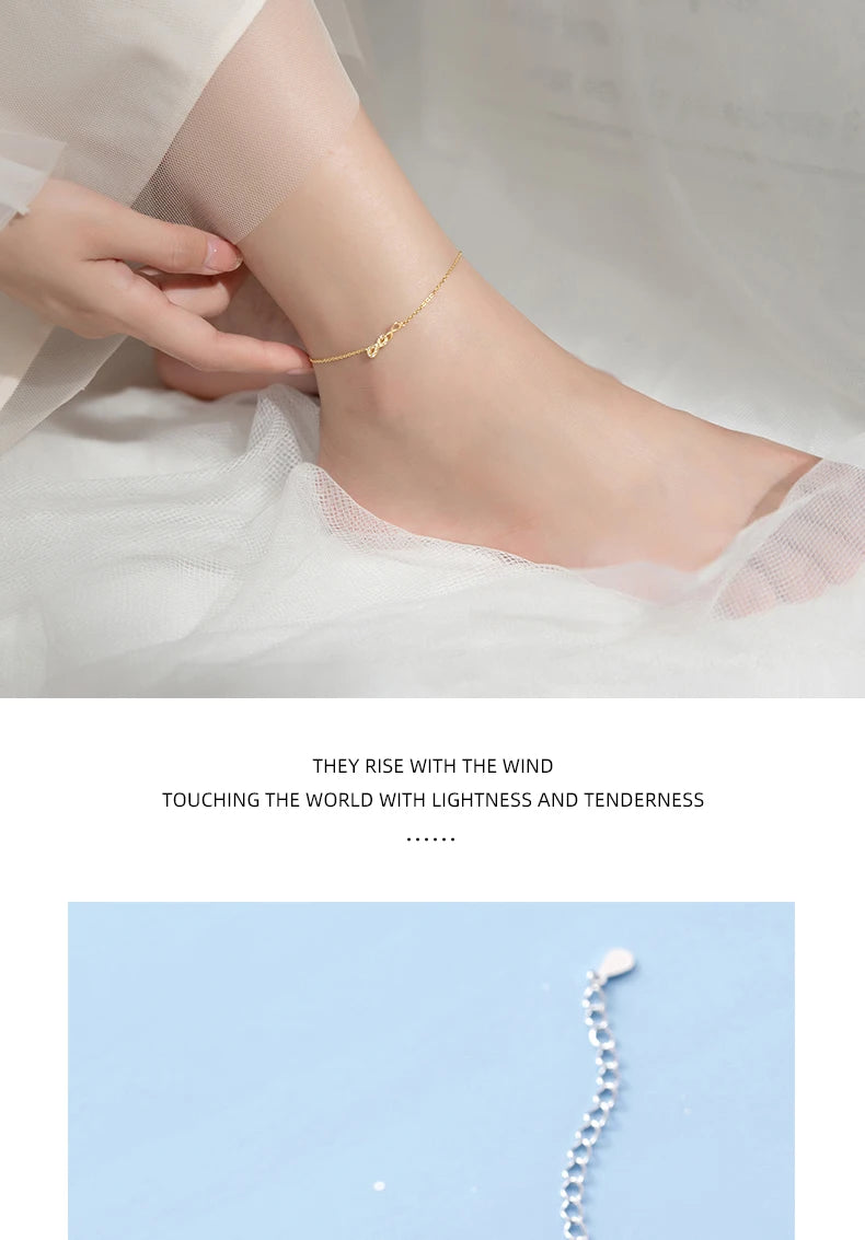The IceBoyDC CZ Bow Anklet
