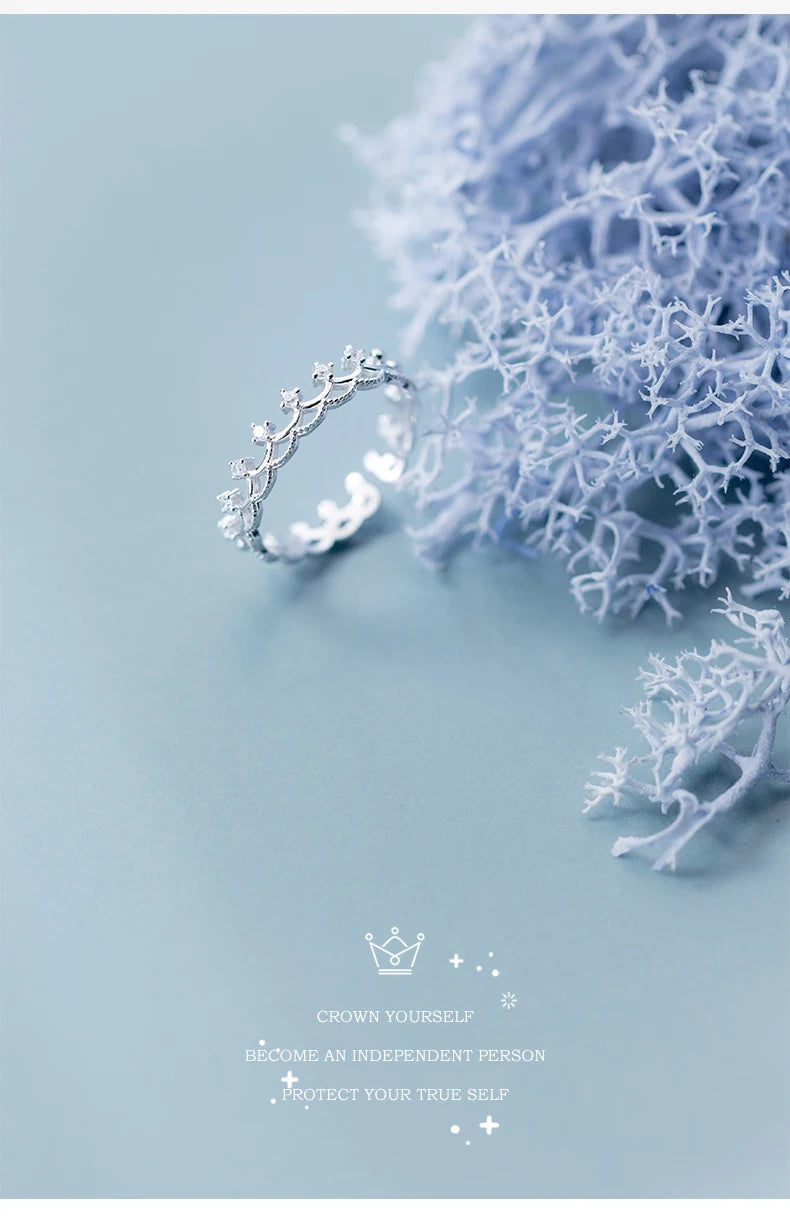 The IceBoyDC Small Crown Minimalist Ring