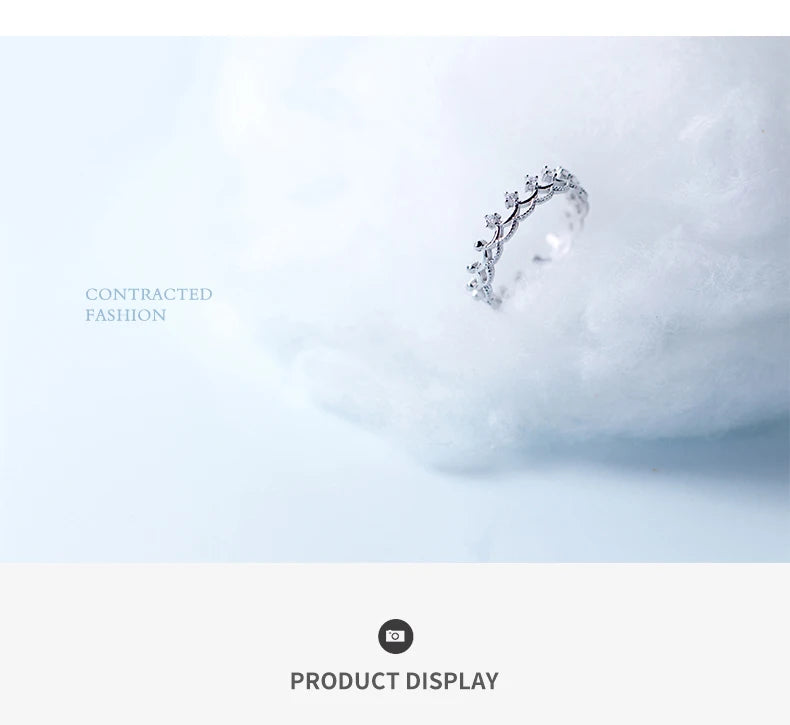 The IceBoyDC Small Crown Minimalist Ring