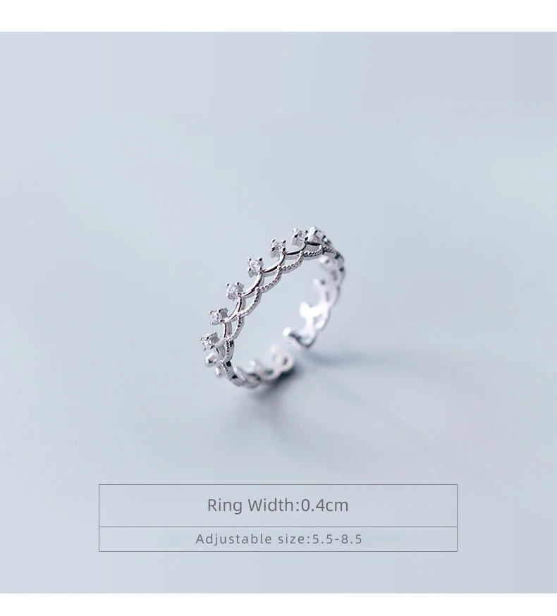 The IceBoyDC Small Crown Minimalist Ring