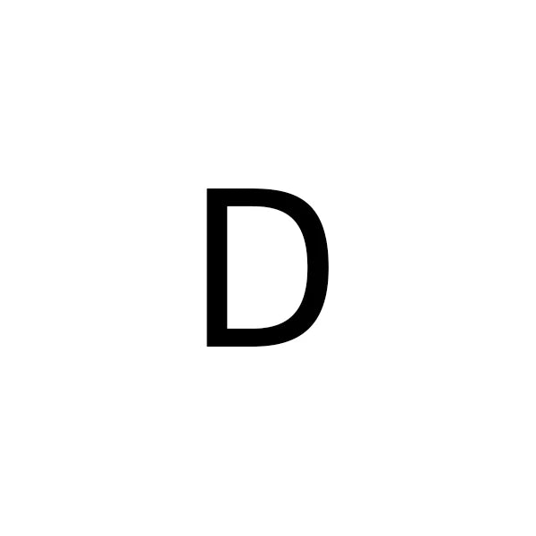 The IceBoyDC Simple Zirconia Letter Ring