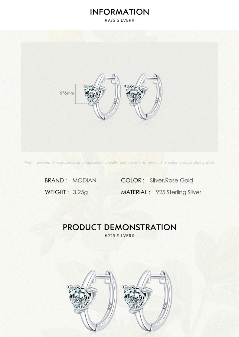 The IceBoyDC Romantic Heart Stud Hoops