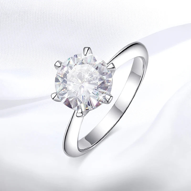 IceBoyDC: Forever Vows - 1-5CT Moissanite Engagement Ring (Sterling Silver)