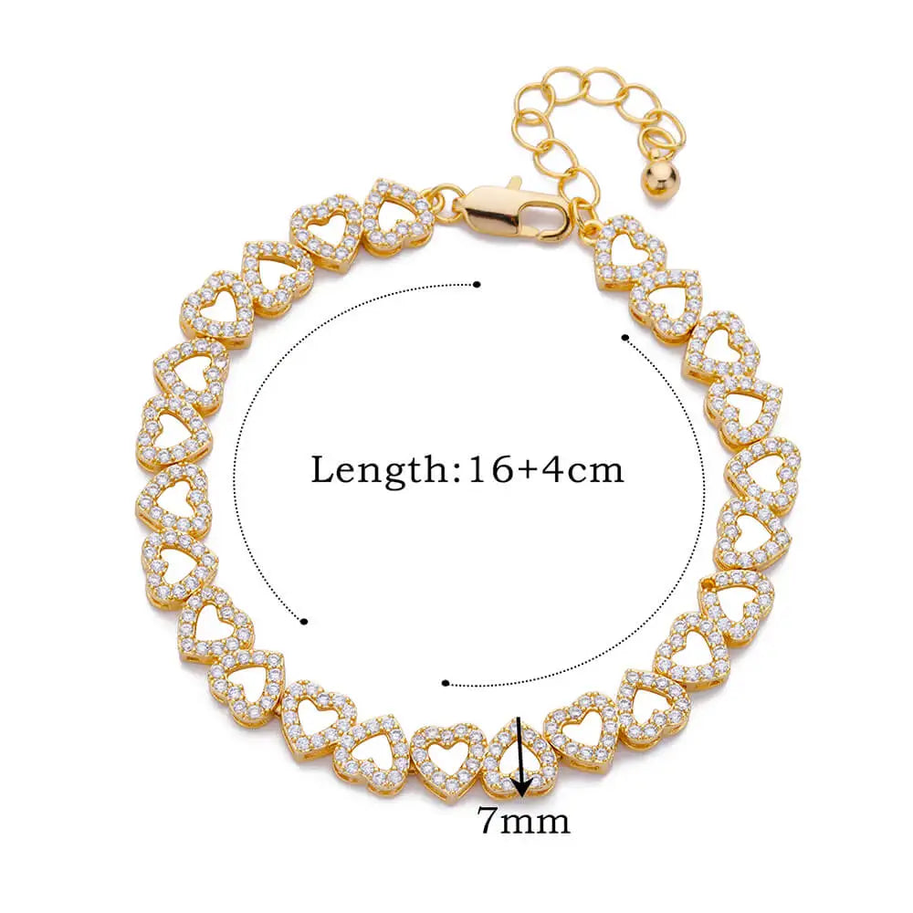 The IceBoyDC Dainty Heart Anklet/Bracelet