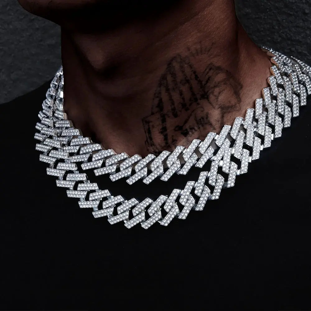 IceBoyDC: The 20mm Iced Drip - Cuban Link Chain Set