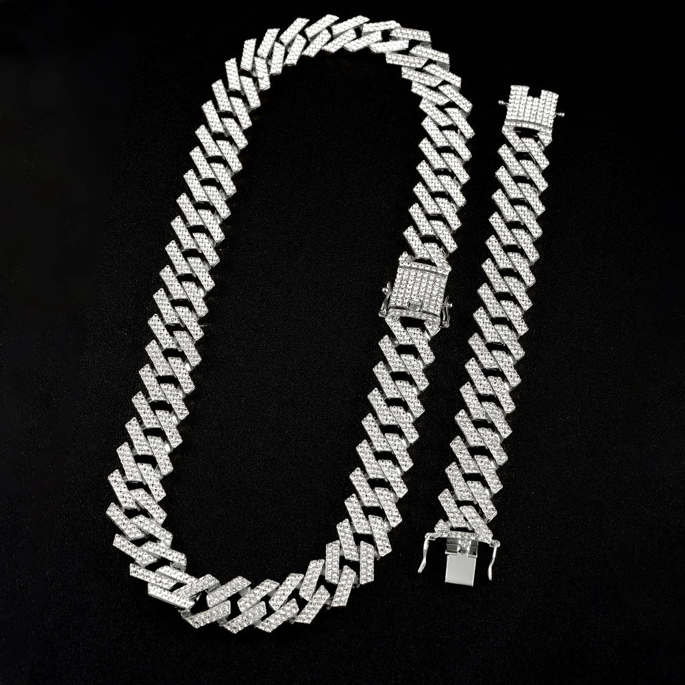 IceBoyDC: The 20mm Iced Drip - Cuban Link Chain Set