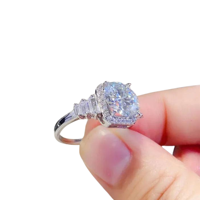 IceBoyDC: The "Cushion"Ring - Radiant Brilliance for Her Everlasting "Yes"