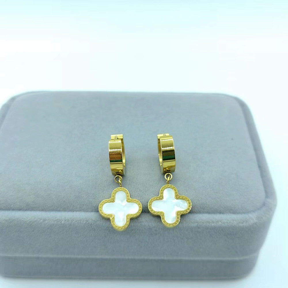 Premium Four-leaf Clover Earrings