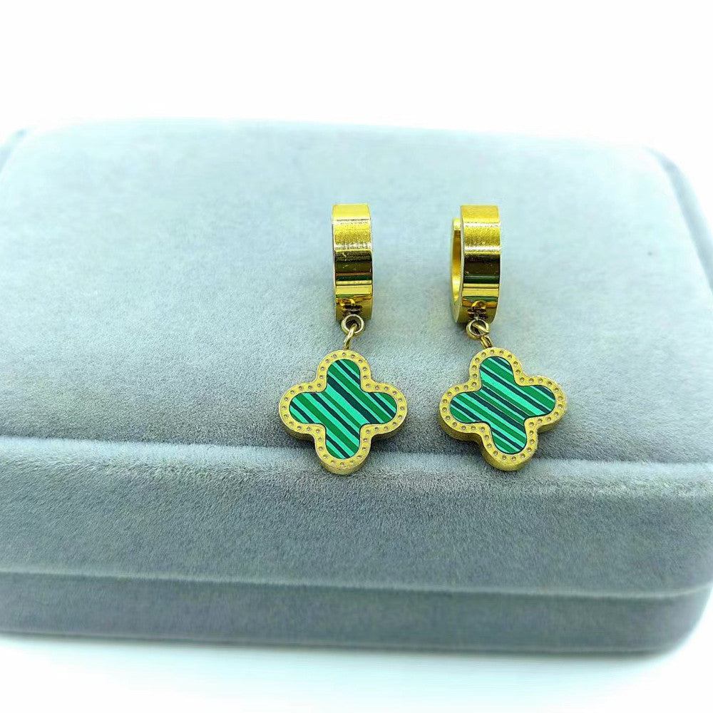 Premium Four-leaf Clover Earrings