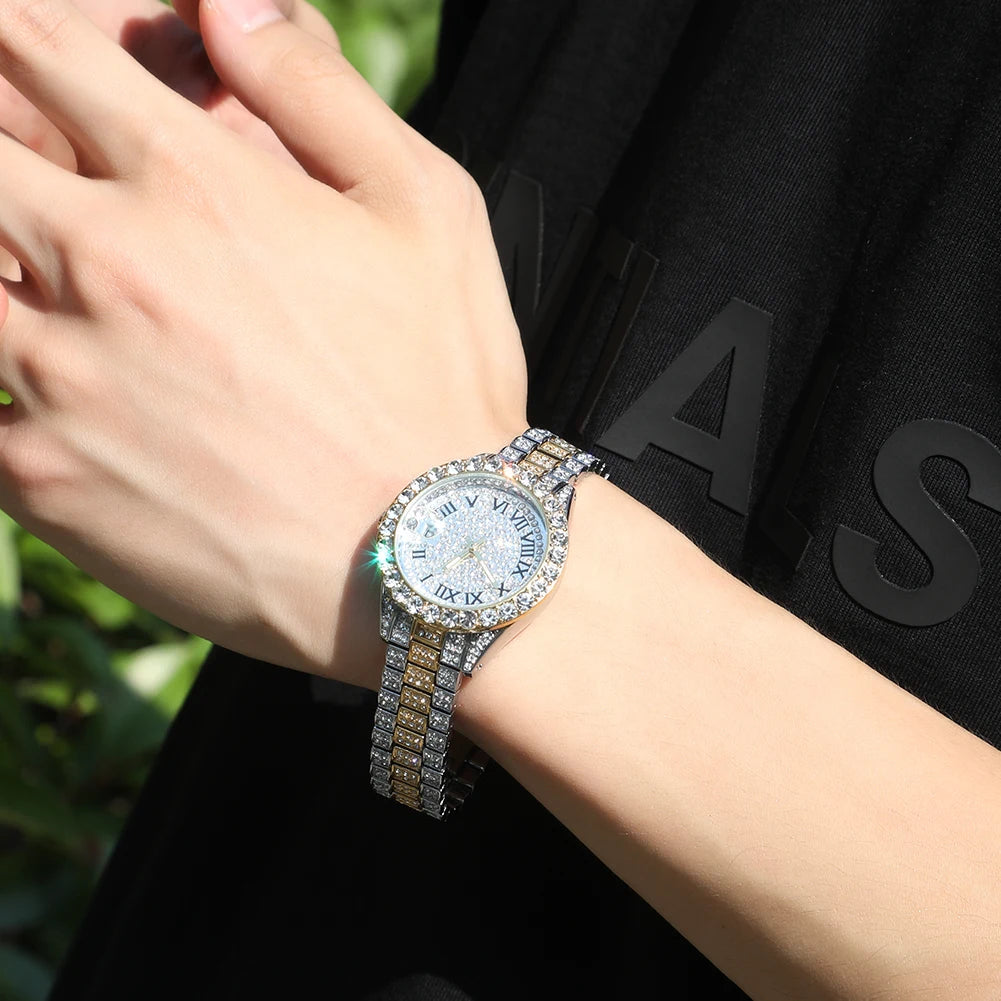 IceBoyDC: ✨ Shine Bright Like a Diamond ✨ Women's "R-Link" Watch (Rose Dial)