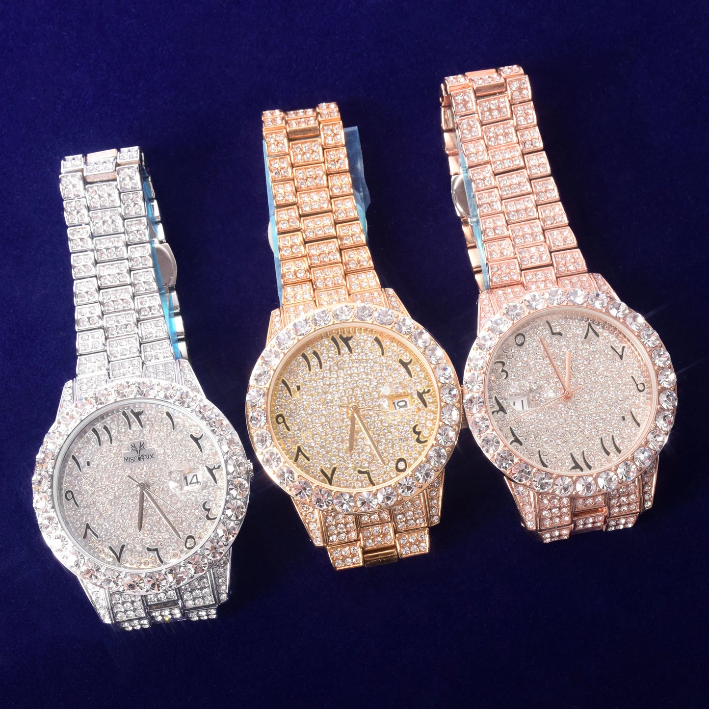 IceBoyDC's Gold-Plated Iced Out "R-Arabian" Watch