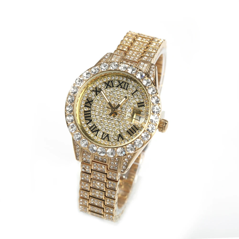 IceBoyDC: ✨ Shine Bright Like a Diamond ✨ Women's "R-Link" Watch (Rose Dial)