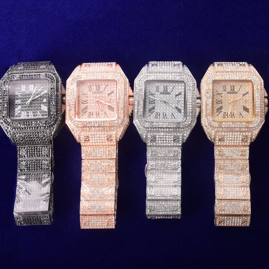 IceBoyDC's Gold-Plated Iced Out "C" Style Watch