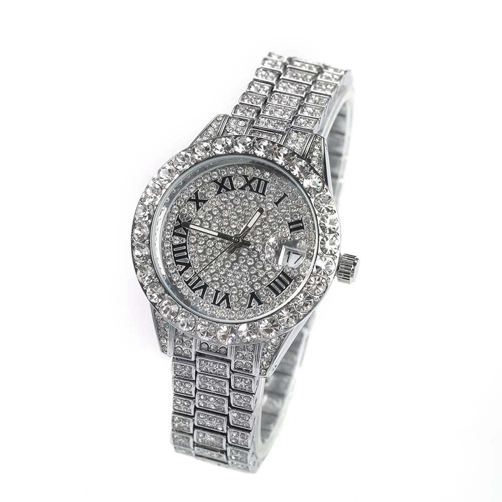 IceBoyDC: ✨ Shine Bright Like a Diamond ✨ Women's "R-Link" Watch (Rose Dial)