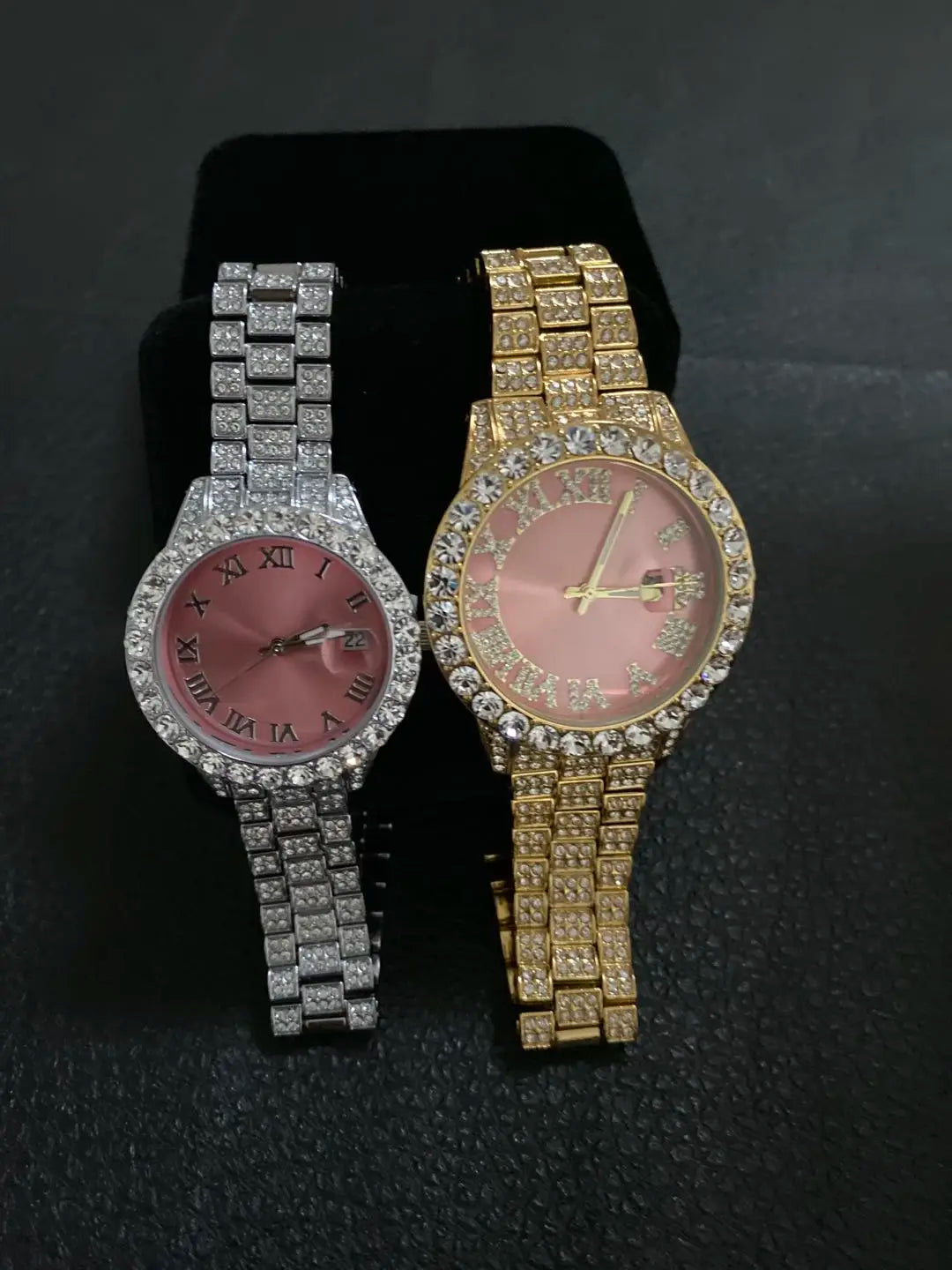 IceBoyDC: ✨ Shine Bright Like a Diamond ✨ Women's "R-Link" Watch (Rose Dial)