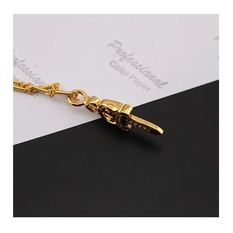 Rebel's Edge™ Gold Dagger Necklace