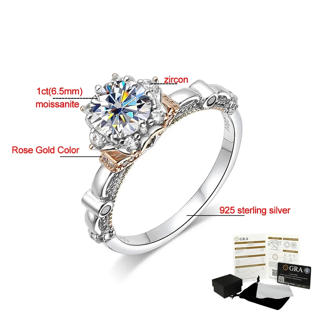 The IceBoyDC's "1CT D Color Moissanite Wedding Band"