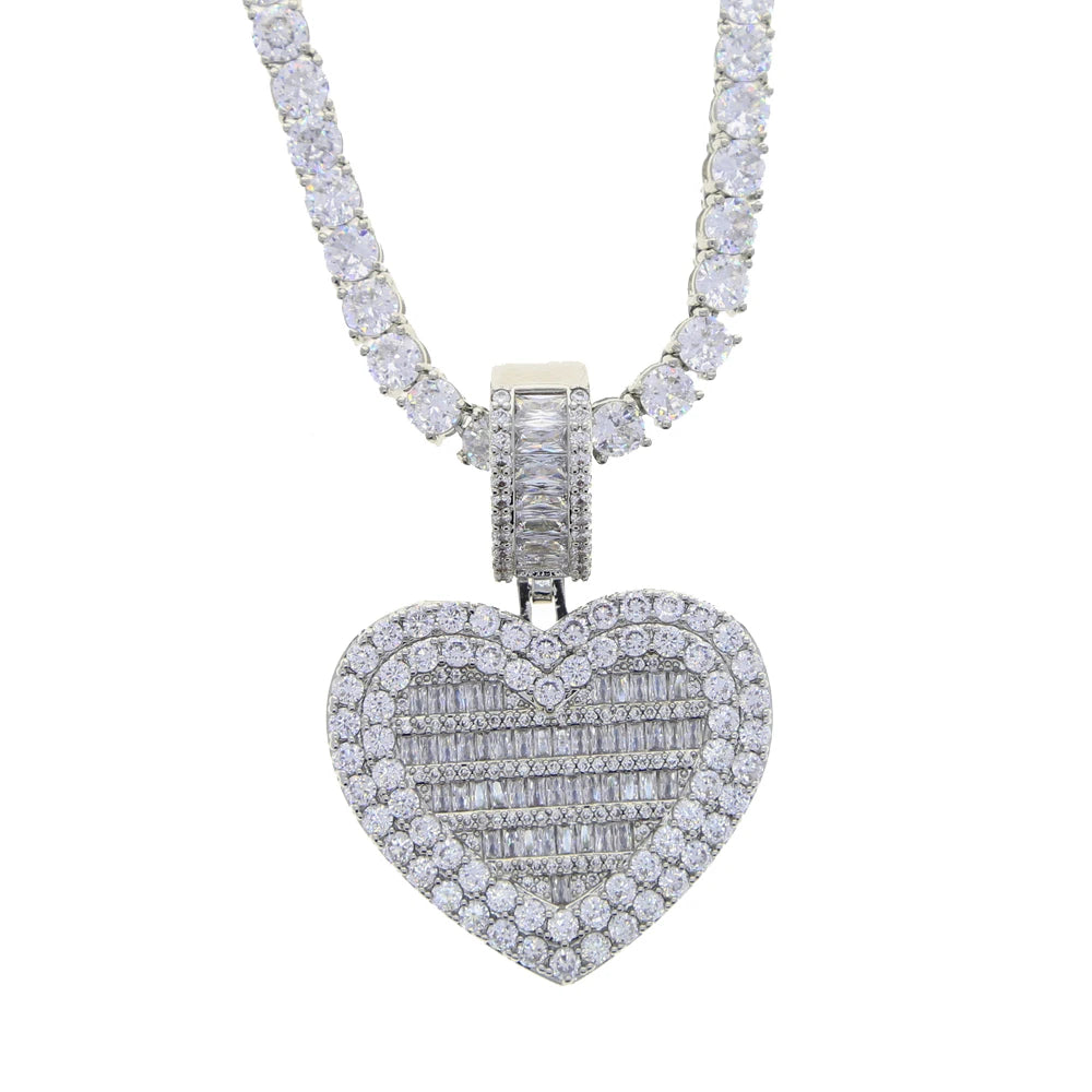 IceBoy"DC Lock-It Necklace" (Sparkling CZ Chain)