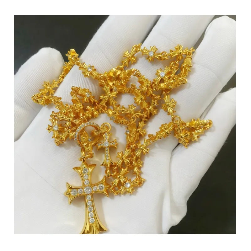 Rebel's Faith™ Gold Cross Necklace