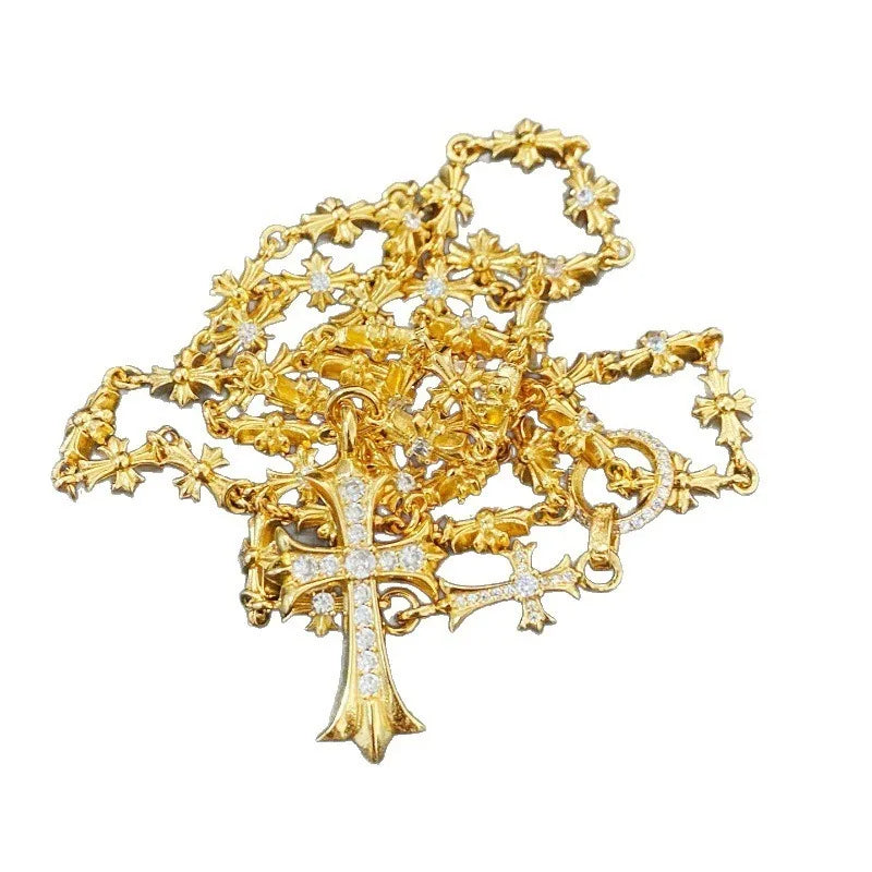 Rebel's Faith™ Gold Cross Necklace