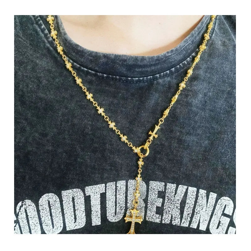 Rebel's Faith™ Gold Cross Necklace