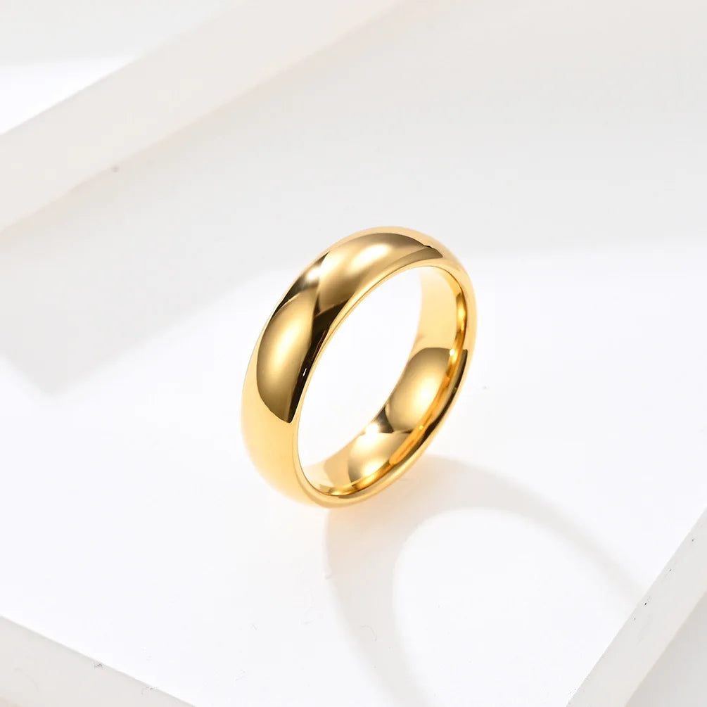 IceBoyDC 18K Gold Plated Timeless Wedding Band