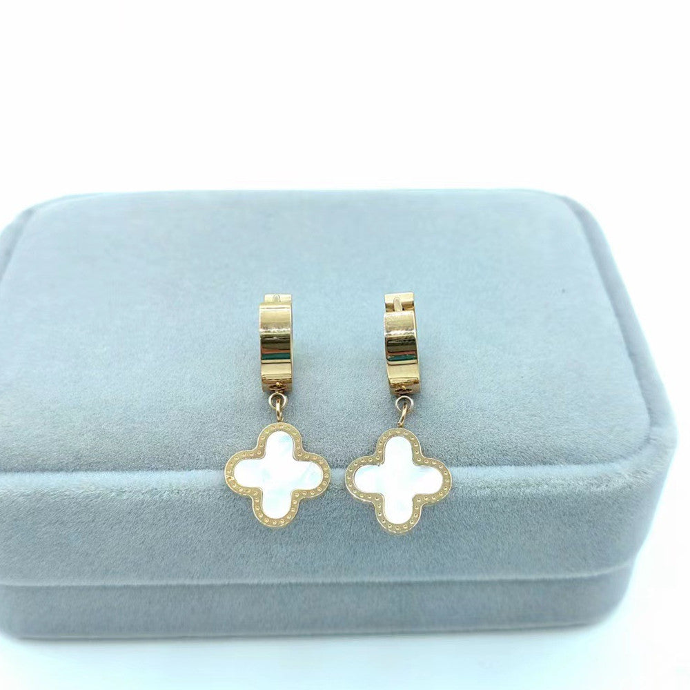 Premium Four-leaf Clover Earrings