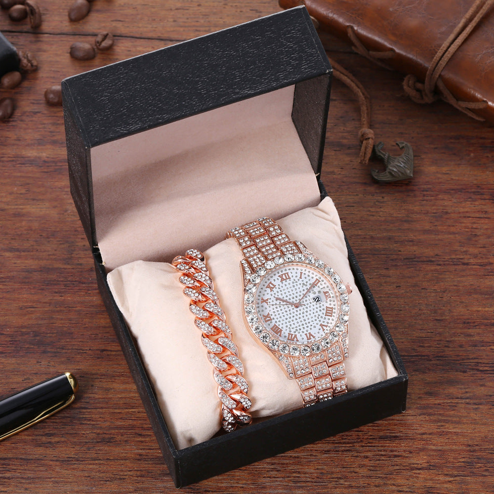 The IceBoyDC Full Bling Bundle : Ultimate Iced Out Package (Watch & Bracelet)